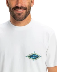 Quiksilver T-Shirt EV Beach Blast Weiß/Blau/Hellblau