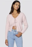 freshlions Strickjacke Madison mit Binde-Funktion Rosa