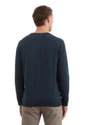Marc O'Polo Rundhalspullover Dunkelblau/Grau/Hellblau/Blau