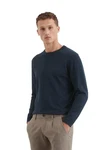 Marc O'Polo Rundhalspullover Dunkelblau/Grau/Hellblau/Blau