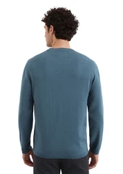 Marc O'Polo Rundhalspullover Blau/Grau/Hellblau/Türkis