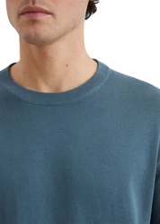 Marc O'Polo Rundhalspullover Blau/Grau/Hellblau/Türkis