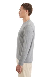 Marc O'Polo Rundhalspullover Grau/Khaki/Hellgrau