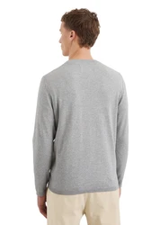 Marc O'Polo Rundhalspullover Grau/Khaki/Hellgrau