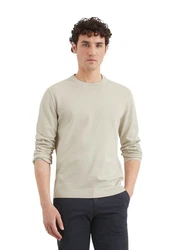 Marc O'Polo Rundhalspullover Khaki
