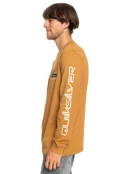 Quiksilver T-Shirt Comp Logo Orange/Braun/Gelb