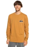 Quiksilver T-Shirt Comp Logo Orange/Braun/Gelb