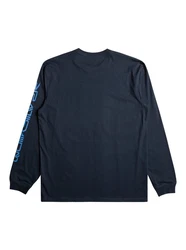 Quiksilver T-Shirt Comp Logo Dunkelblau/Blau
