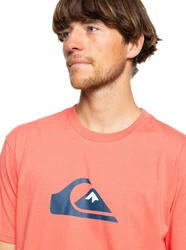 Quiksilver T-Shirt Comp Logo Dunkelblau/Blau