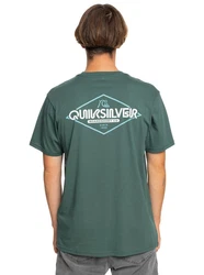 Quiksilver T-Shirt Omni Sign Grün/Dunkelgrün