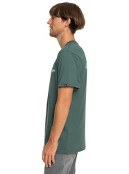 Quiksilver T-Shirt Omni Sign Grün/Dunkelgrün