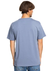 Quiksilver T-Shirt MW Logo Hellblau/Blau/Grau