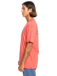 Quiksilver T-Shirt Retro Link Rot/Rosa/Orange