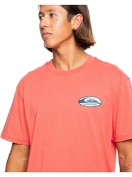 Quiksilver T-Shirt Retro Link Rot/Rosa/Orange