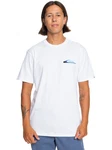 Quiksilver T-Shirt Warp Drive Weiß/Blau