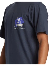 Quiksilver T-Shirt Quik Surfer Blau/Dunkelblau