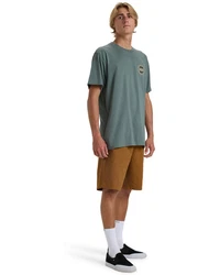 Billabong T-Shirt Rotor Fill Grün/Dunkelgrün