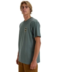 Billabong T-Shirt Rotor Fill Grün/Dunkelgrün
