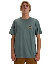 Billabong T-Shirt Rotor Fill Grün/Dunkelgrün
