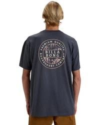 Billabong T-Shirt Rotor Fill Dunkelblau/Grau/Blau/Hellblau