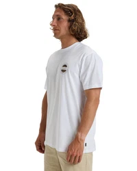 Billabong T-Shirt Rotor Fill Weiß/Rot/Creme