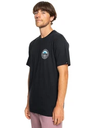 Quiksilver T-Shirt Landscapes Schwarz/Hellblau/Blau