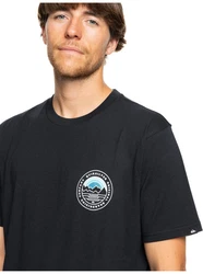 Quiksilver T-Shirt Landscapes Schwarz/Hellblau/Blau