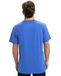 Quiksilver T-Shirt Ev Mini Logo Blau/Hellblau