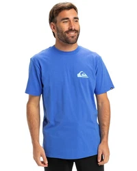 Quiksilver T-Shirt Ev Mini Logo Blau/Hellblau