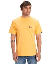Quiksilver T-Shirt Ev Mini Logo Gelb/Gold
