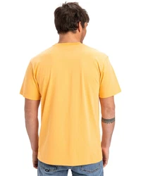 Quiksilver T-Shirt Ev Mini Logo Gelb/Gold