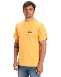 Quiksilver T-Shirt Ev Mini Logo Gelb/Gold
