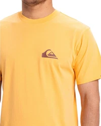 Quiksilver T-Shirt Ev Mini Logo Gelb/Gold
