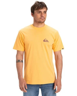 Quiksilver T-Shirt Ev Mini Logo Gelb/Gold