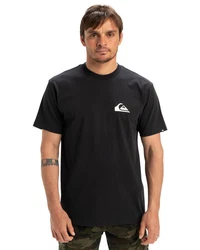 Quiksilver T-Shirt Ev Mini Logo Schwarz