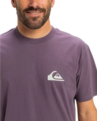 Quiksilver T-Shirt Ev Mini Logo Fliederfarben/Lila/Dunkelrot