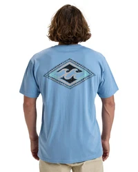 Billabong T-Shirt Crayon Wave Blau/Hellblau