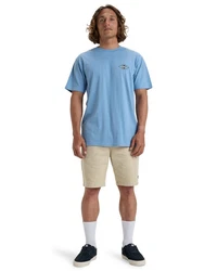 Billabong T-Shirt Crayon Wave Blau/Hellblau