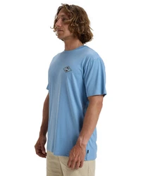 Billabong T-Shirt Crayon Wave Blau/Hellblau