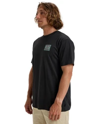 Billabong T-Shirt Crayon Wave Schwarz