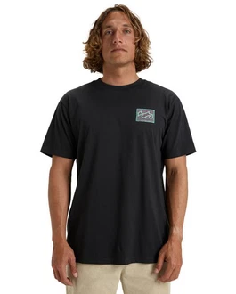 Billabong T-Shirt Crayon Wave Schwarz