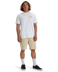 Billabong T-Shirt Crayon Wave Weiß
