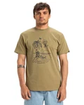 Quiksilver T-Shirt Ev Tuned Out Khaki/Dunkelgrün/Braun/Grün/Beige