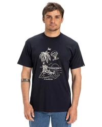 Quiksilver T-Shirt Ev Tuned Out Dunkelblau/Blau