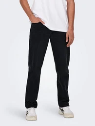 Regular-fit-Jeans Jeans Straight Fit Klassische Herrenjeans mit geradem Schnitt 8444 in Schwarz
