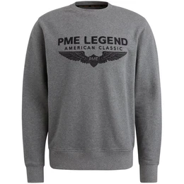Strickpullover CREWNECK SOFT TERRY WITH LOGO aus Baumwolle
