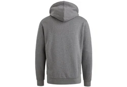 PME LEGEND Kapuzenpullover HOODED SOFT TERRY WITH LOGO Hellgrau/Grau/Dunkelgrau