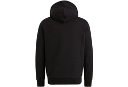 PME LEGEND Kapuzenpullover HOODED SOFT TERRY WITH LOGO Dunkelgrün/Gelb/Orange/Schwarz