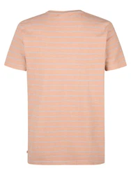 Petrol Industries T-Shirt Mahi Rot/Beige/Orange/Braun