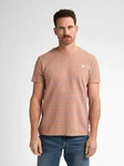 Petrol Industries T-Shirt Mahi Rot/Beige/Orange/Braun